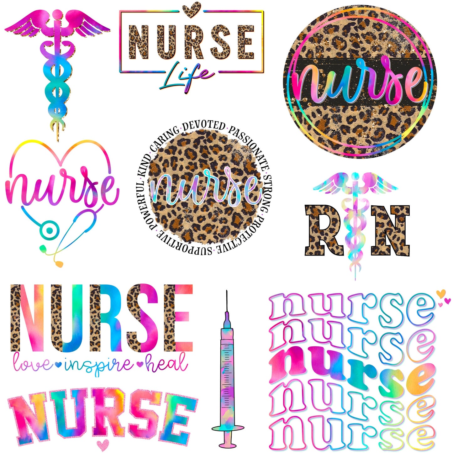 Patches for Jackets| Patch Party| Patch Kit| Patches Iron On| DTF Patches| Ready to Press DTF| Nurse Patches| RN Scrub| Nurse Gift| Medical