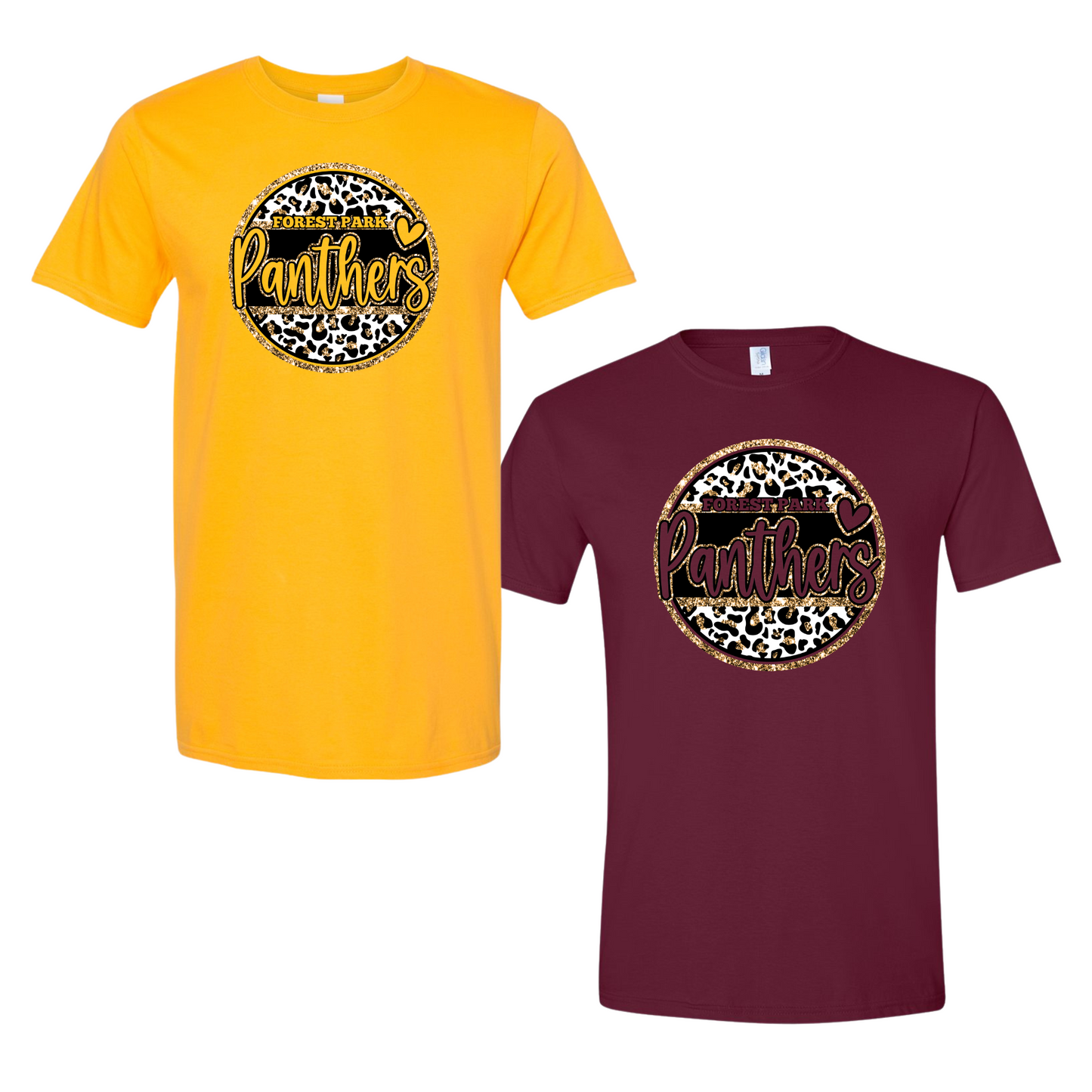 Forest Park Panthers Leopard Tee – Softstyle Unisex