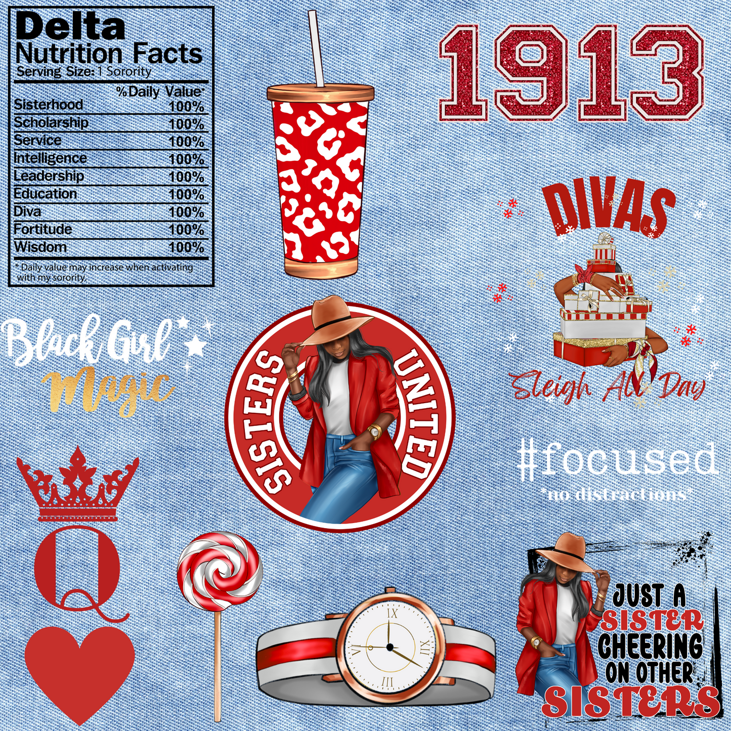 Patches for Jackets| Patch Party| Patch Kit| Patches Iron On| DTF Patches| Ready to Press DTF| Patches HBCU| Delta| Jean Patches | Soror