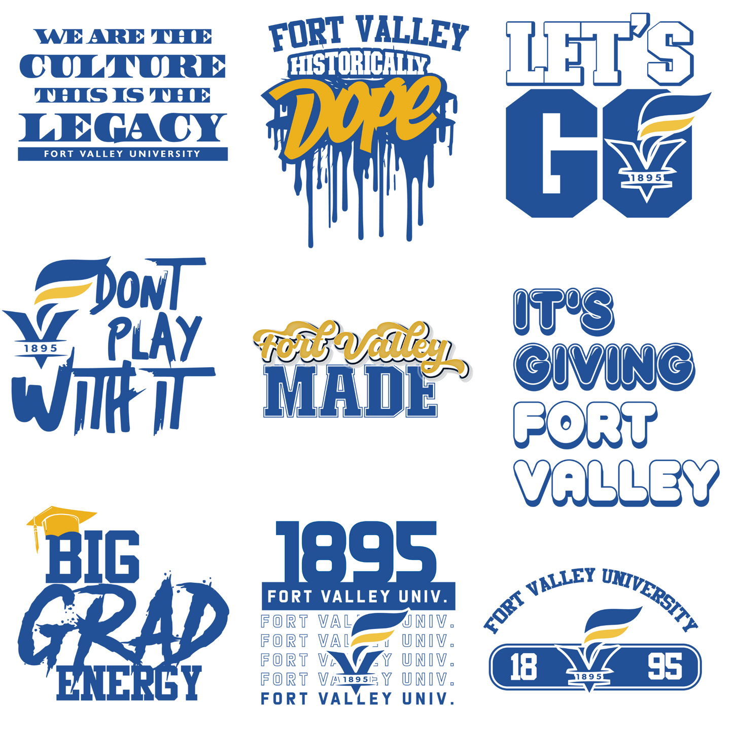 Patches for Jackets| Patch Party| Patch Kit| Patches Iron On| DTF Patches| Ready to Press DTF| Patches HBCU| HBCU|Fort Valley State University Patches