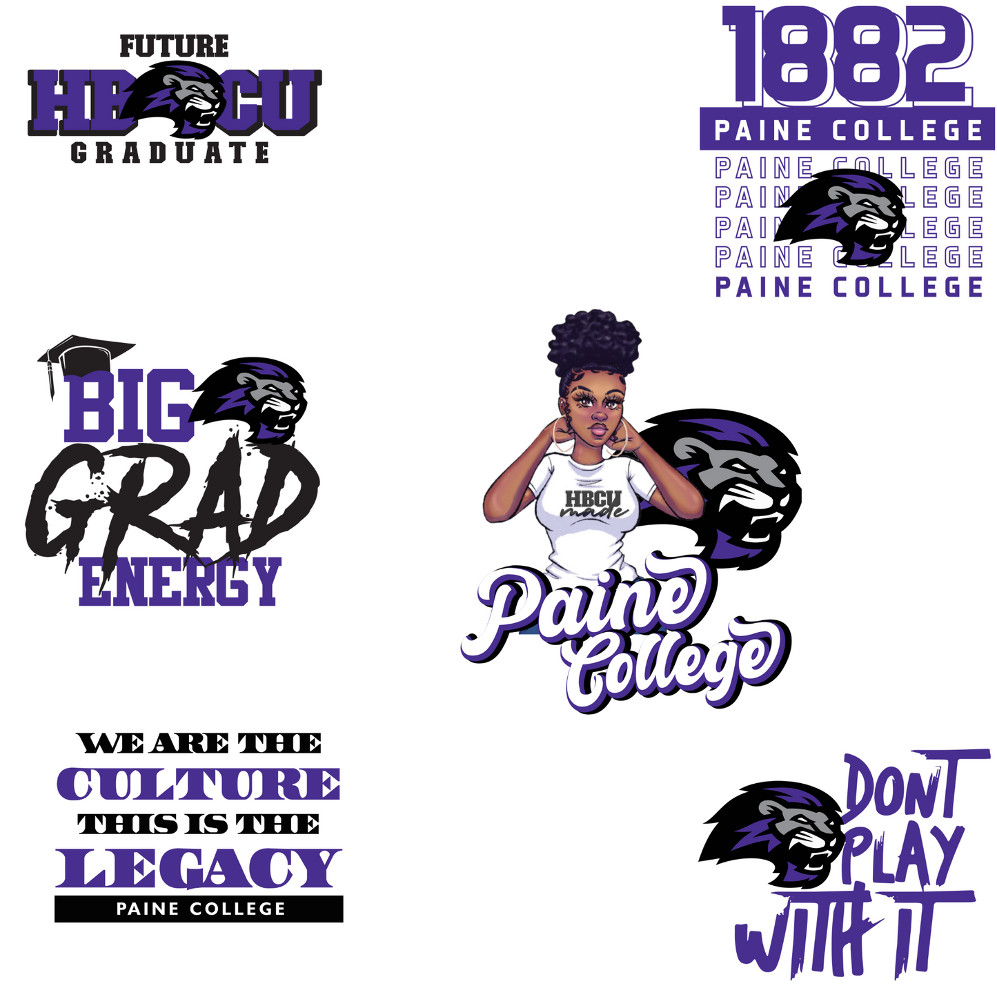 Patches for Jackets| Patch Party| Patch Kit| Patches Iron On| DTF Patches| Ready to Press DTF| Patches HBCU| HBCU|Paine College Patches